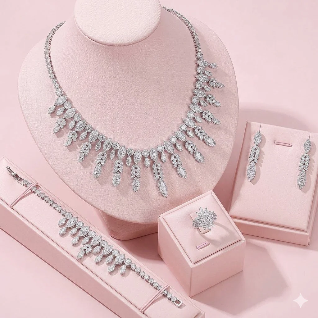 Glistening Dewdrops Jewelry Set