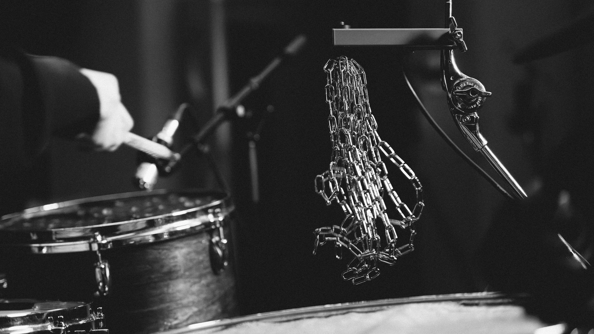 Anders Hedlund playing drums and WTF Percussion at IMRSV Studios
