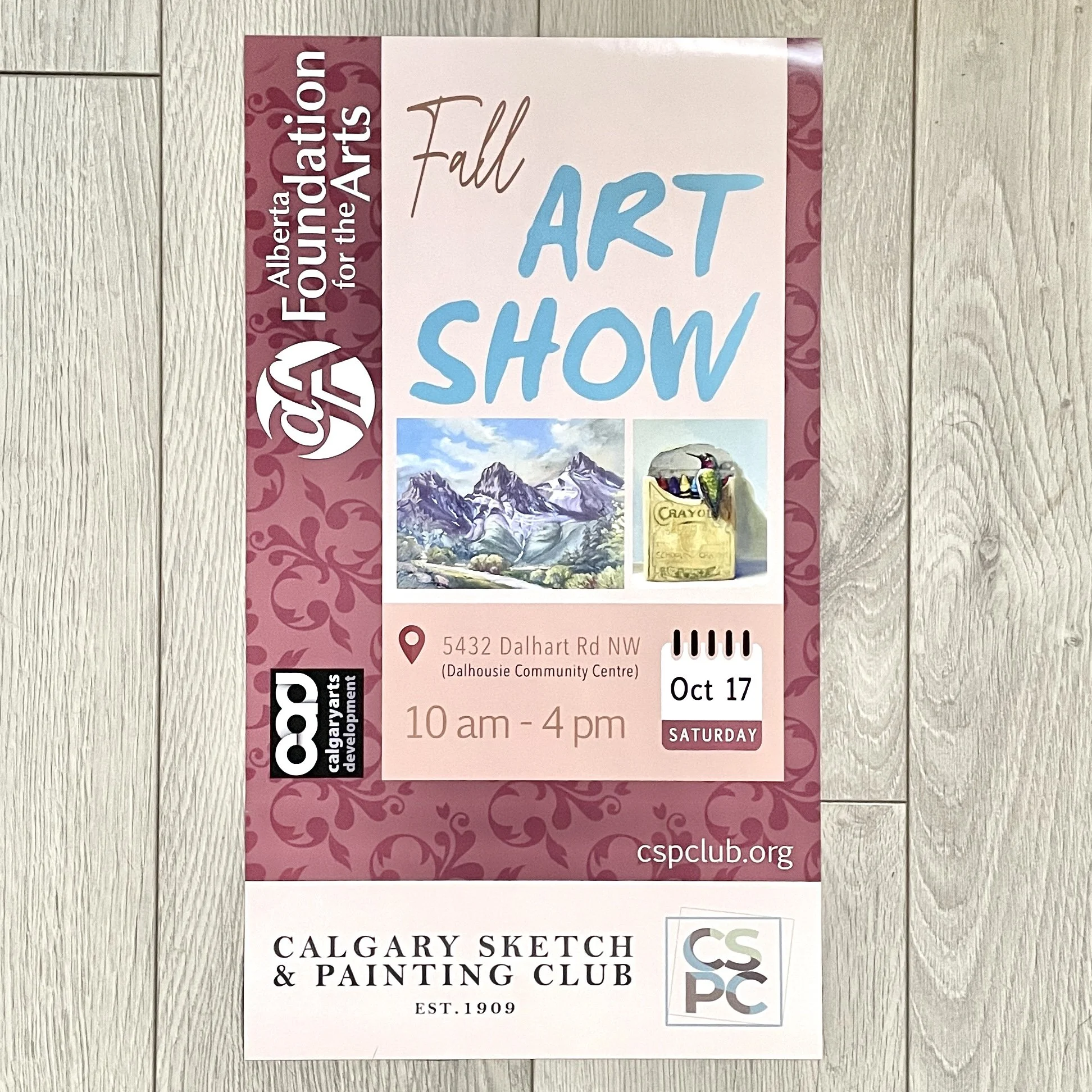 Calgary Sketch &amp; Painting Club Art Show