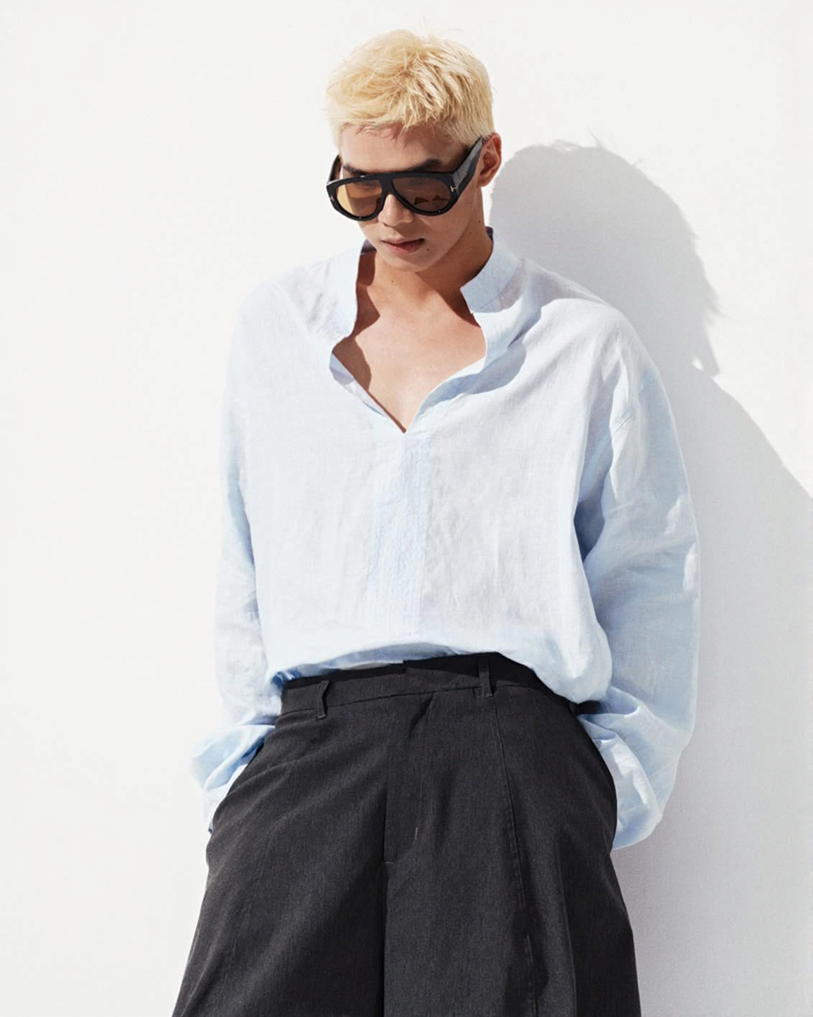 Relaxed Linen Polo Shirt