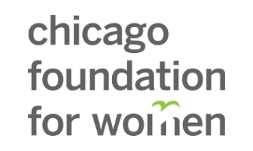 Logo for the Chicago Foundation for Women.