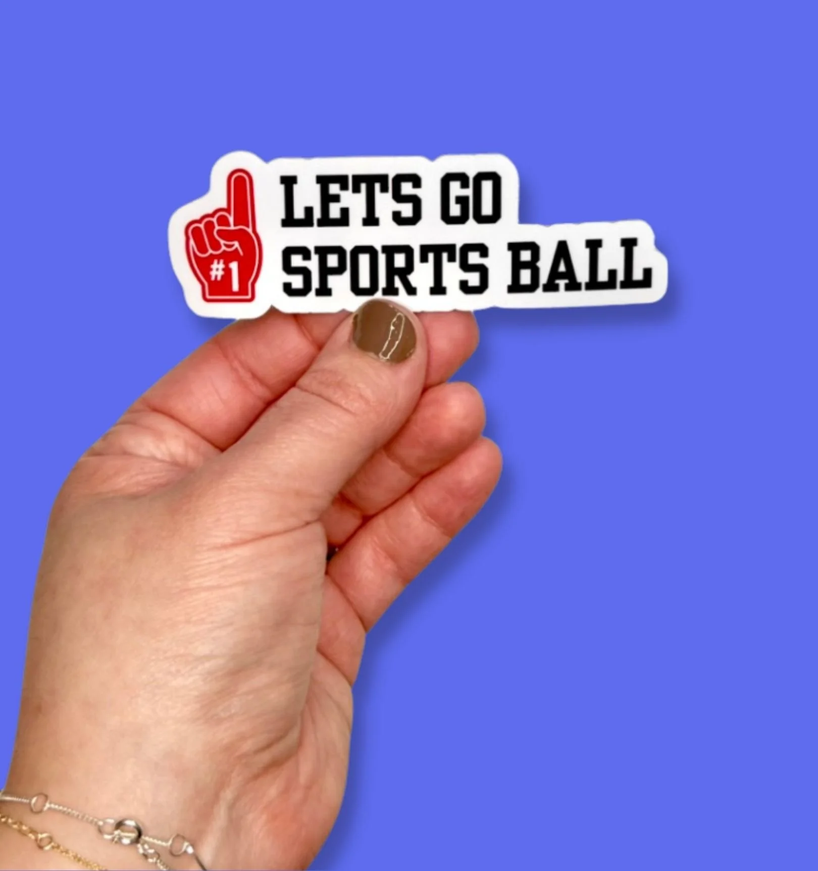 Lets Go Sports Ball Refrigerator Magnet
