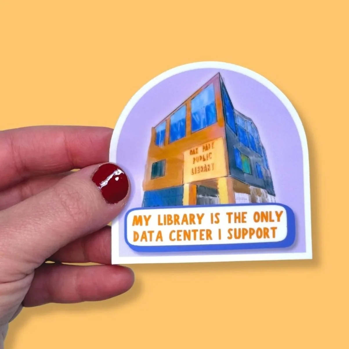 My Library Is The Only Data Center I Support (Pack of 3)