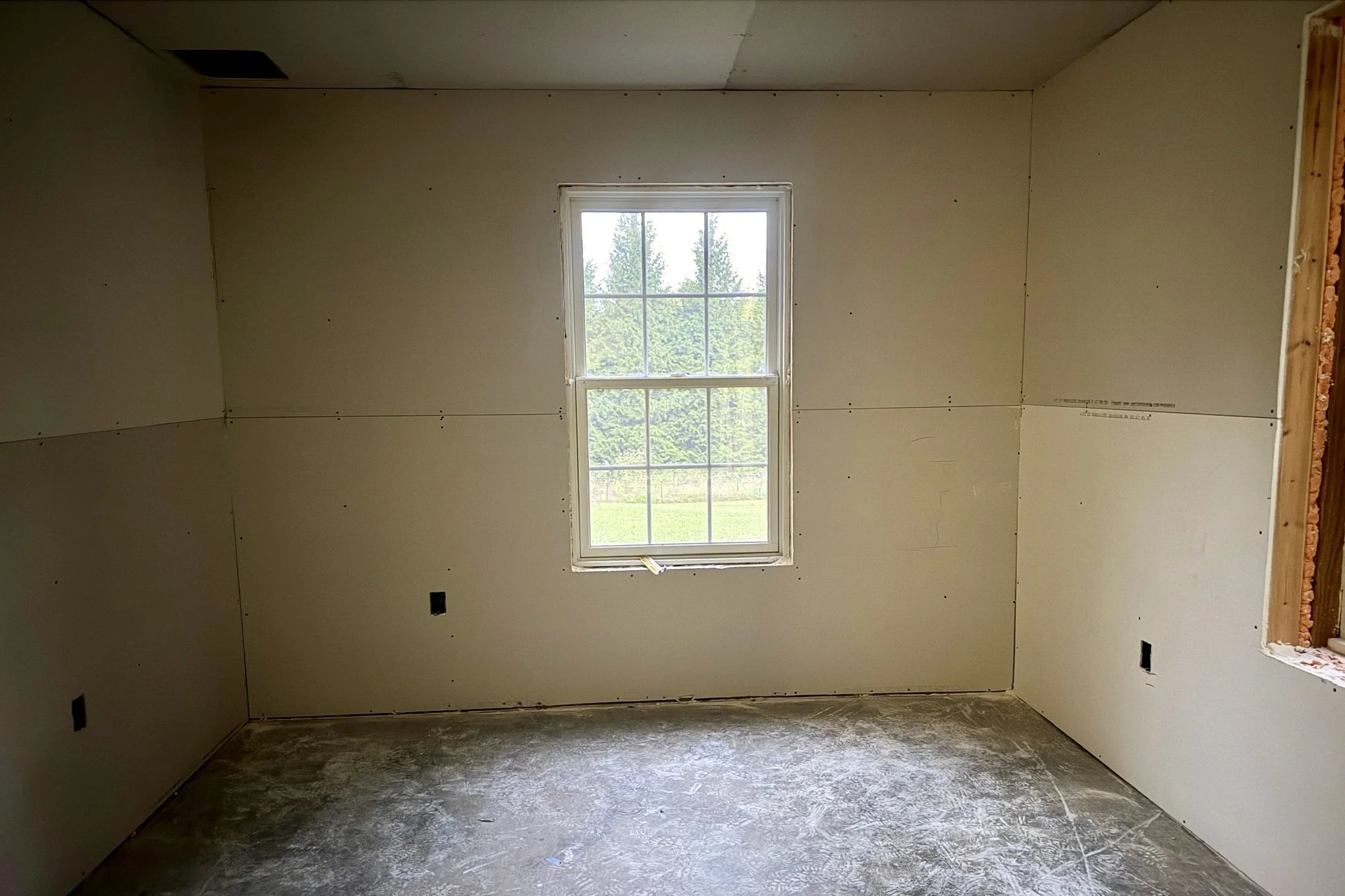 studio space renovation ongoing