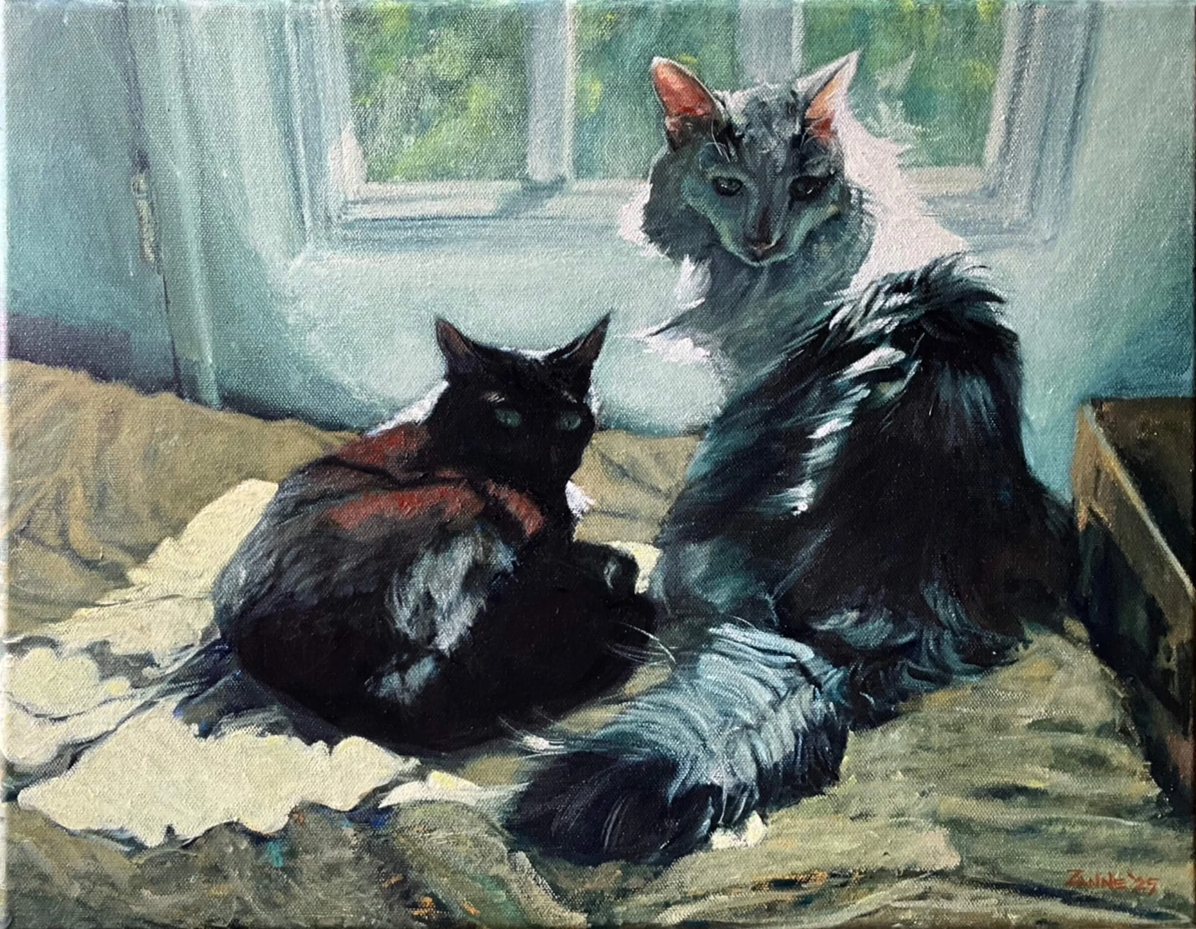“Sunshine” oil on canvas. 14inx18in.