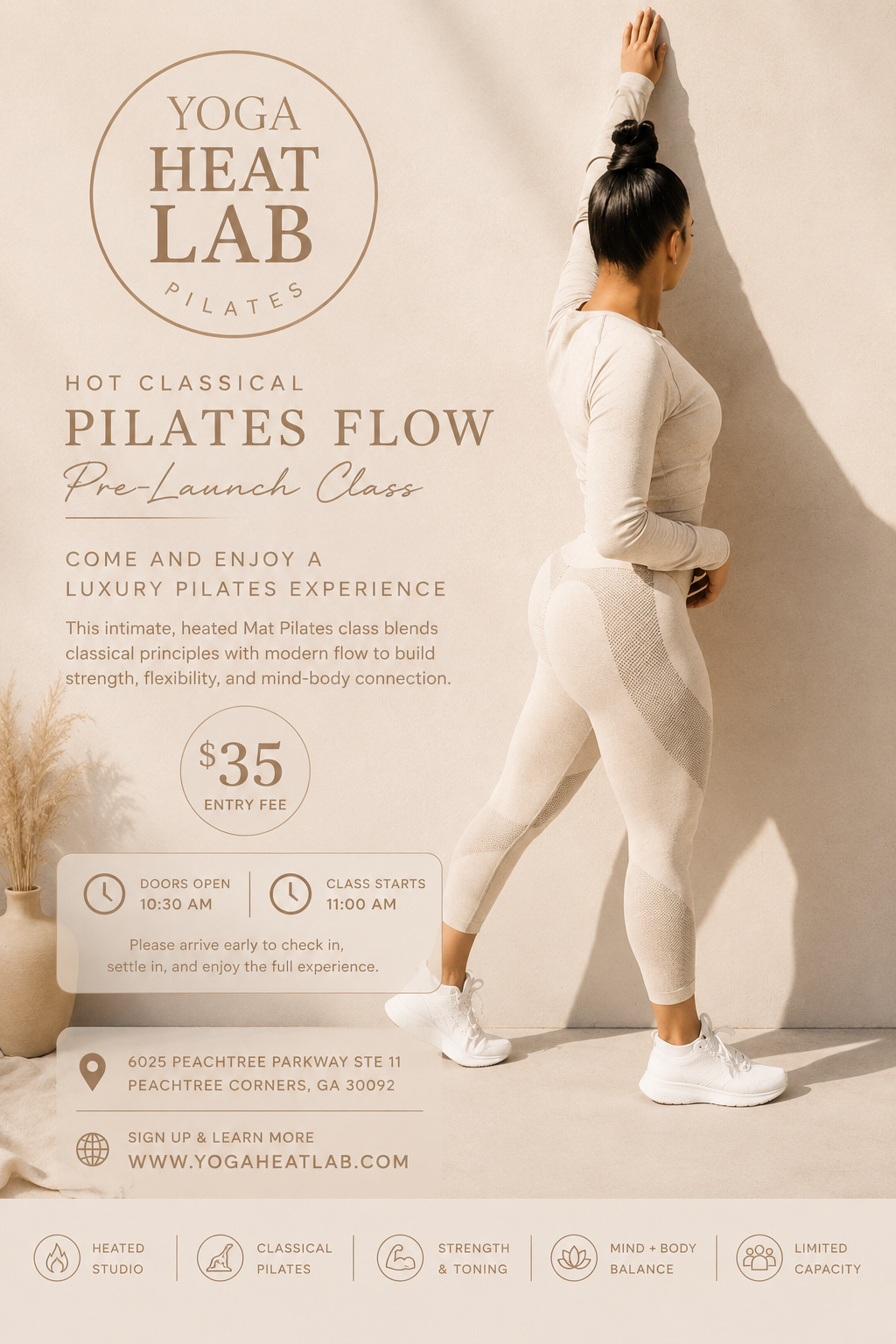 SOLD OUT!’ Hot Classical Pilates Flow Pre Launch