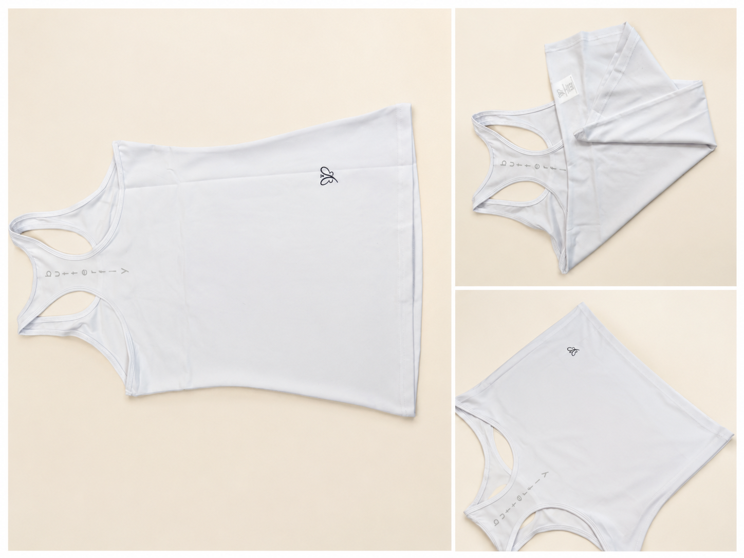 YHL Performance Racerback Tank - White