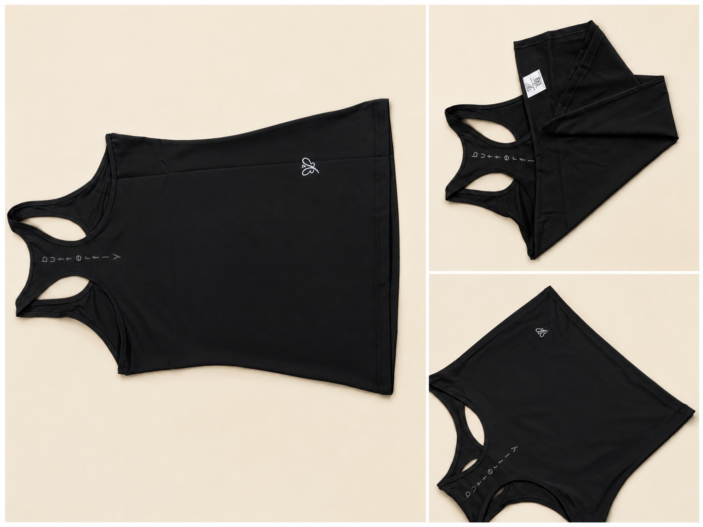 YHL Performance Racerback Tank – Black