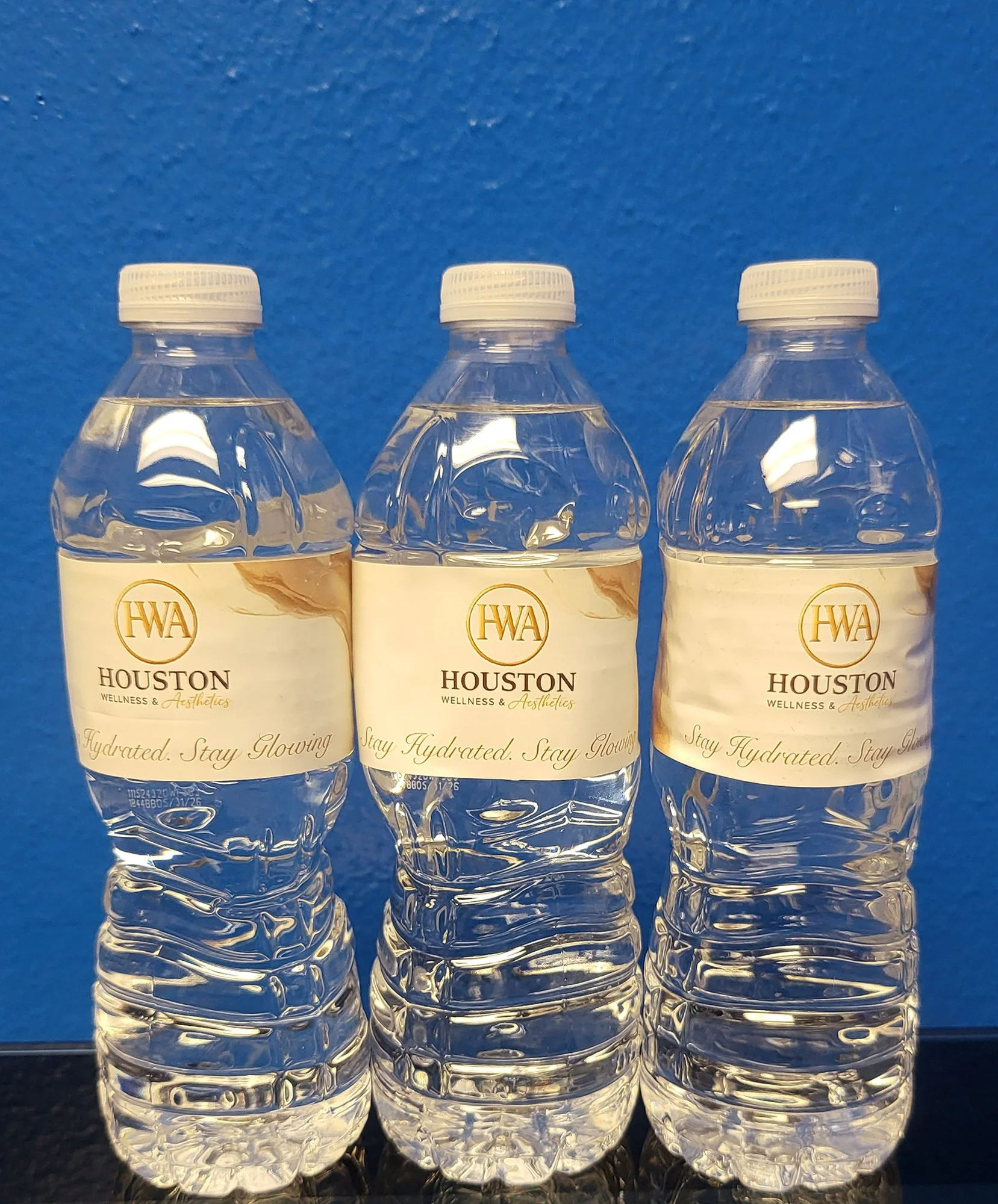 Custom Water Bottle Labels – Waterproof Event & Business Branding Stickers Printed in Houston, TX