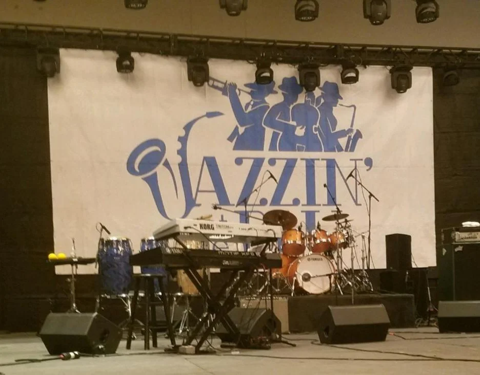 Large Format Concert Stage Backdrop – Band & Live Performance Banner Printed in Houston, TX