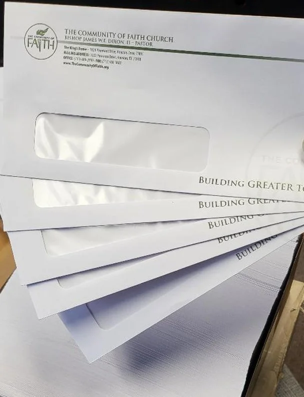 9.5"x4.125" (#10) Window Envelopes – Branded Window Envelopes Printed in Houston, TX