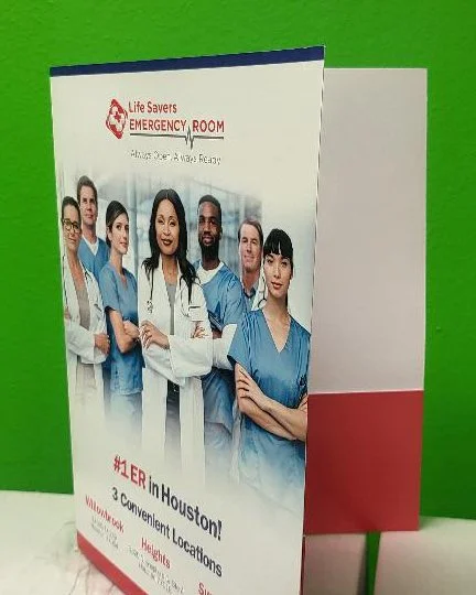 Two-Pocket Folders – Medical & Corporate Marketing Folders Printed in Houston, TX
