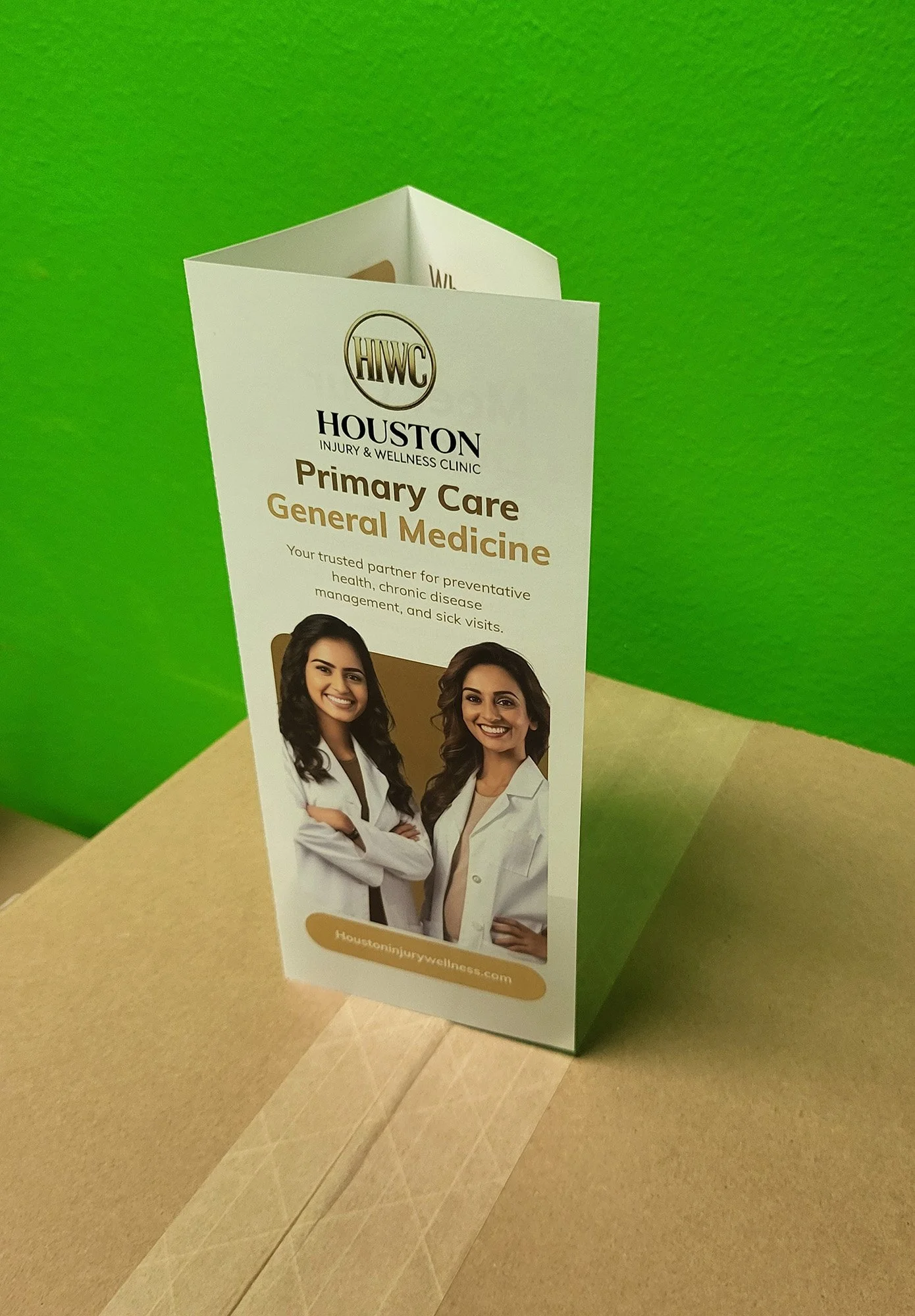 8.5"x11" Medical Tri-Fold Brochures – Patient Services & Health Pamphlets Printed in Houston, TX