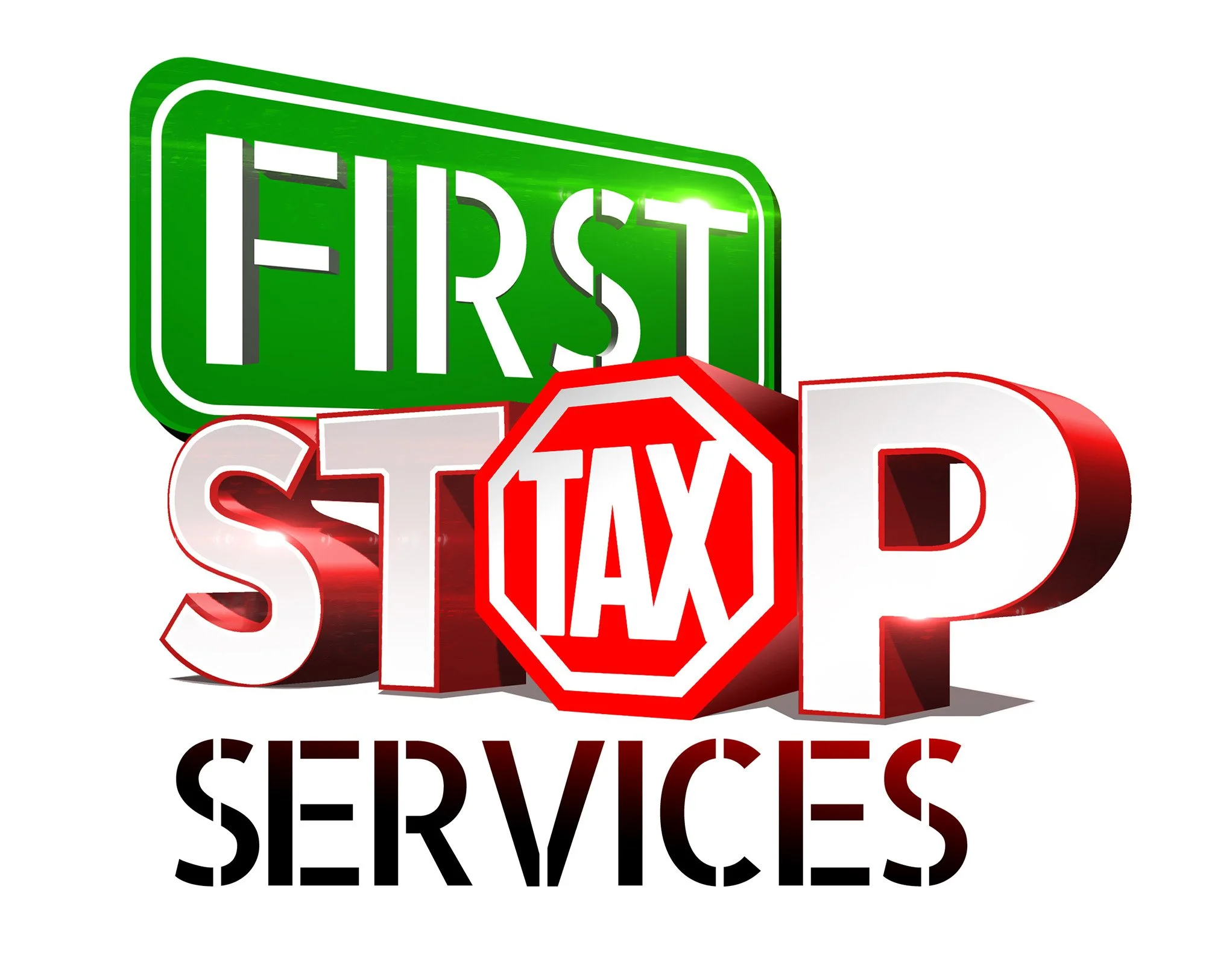 Custom Logo Graphic Design – Tax & Financial Services Branding Designed in Houston, TX