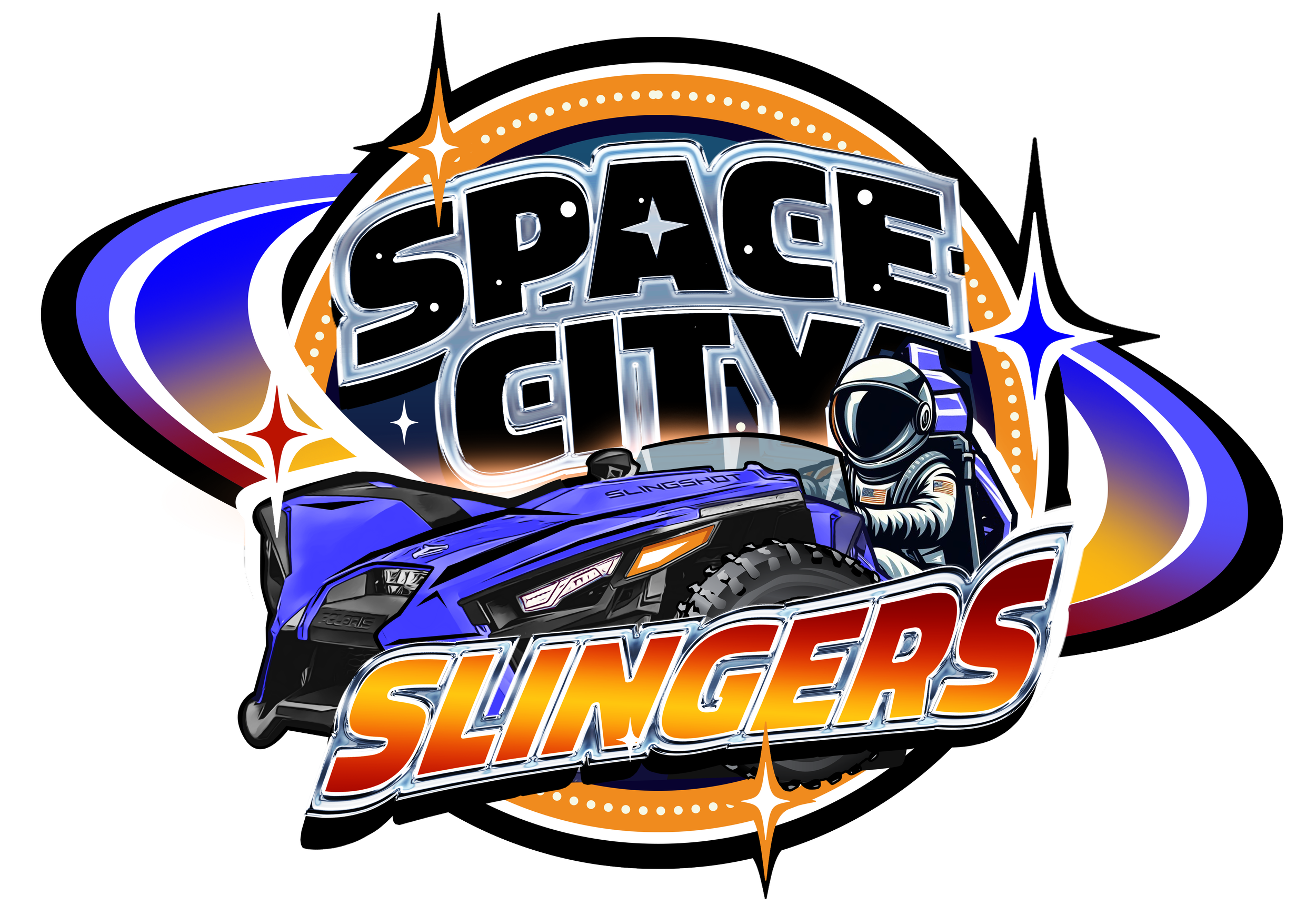 Custom Logo Graphic Design – Slingshot Club Branding Designed in Houston, TX