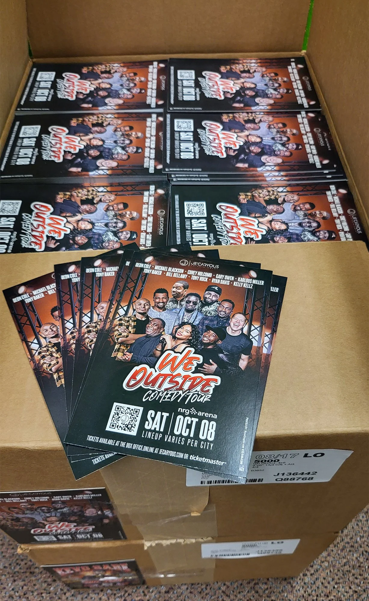 4"x6" Postcard Event & Comedy Flyers – Bulk Full Color Promotional Handouts Printed in Houston, TX