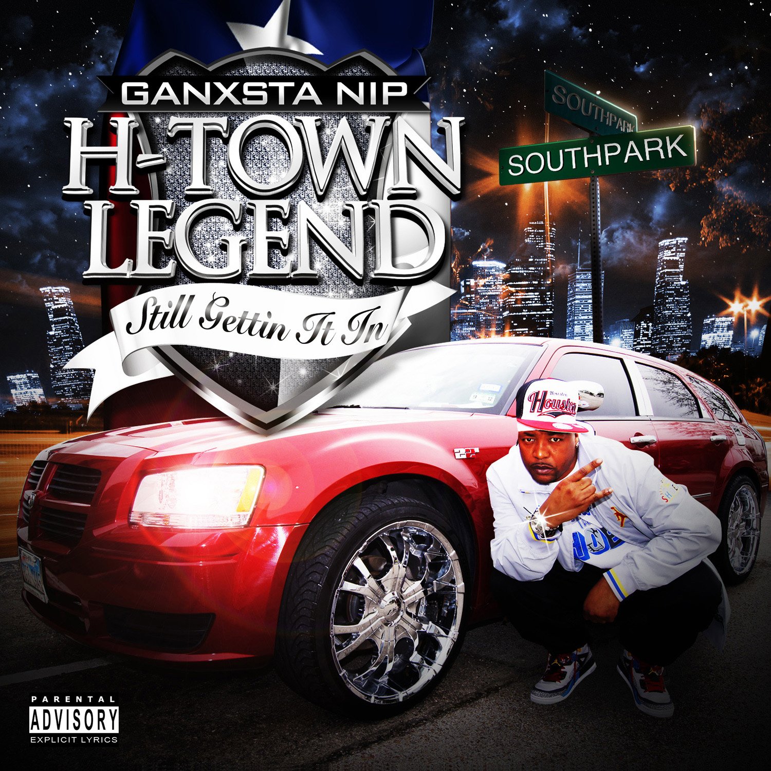 Custom Album Cover Graphic Design – Rap Legend Ganxsta Nip Mixtape Artwork Created in Houston, TX
