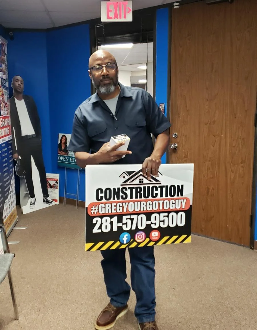 Your Go-To-Guy for all your construction needs Gregory McClinton
