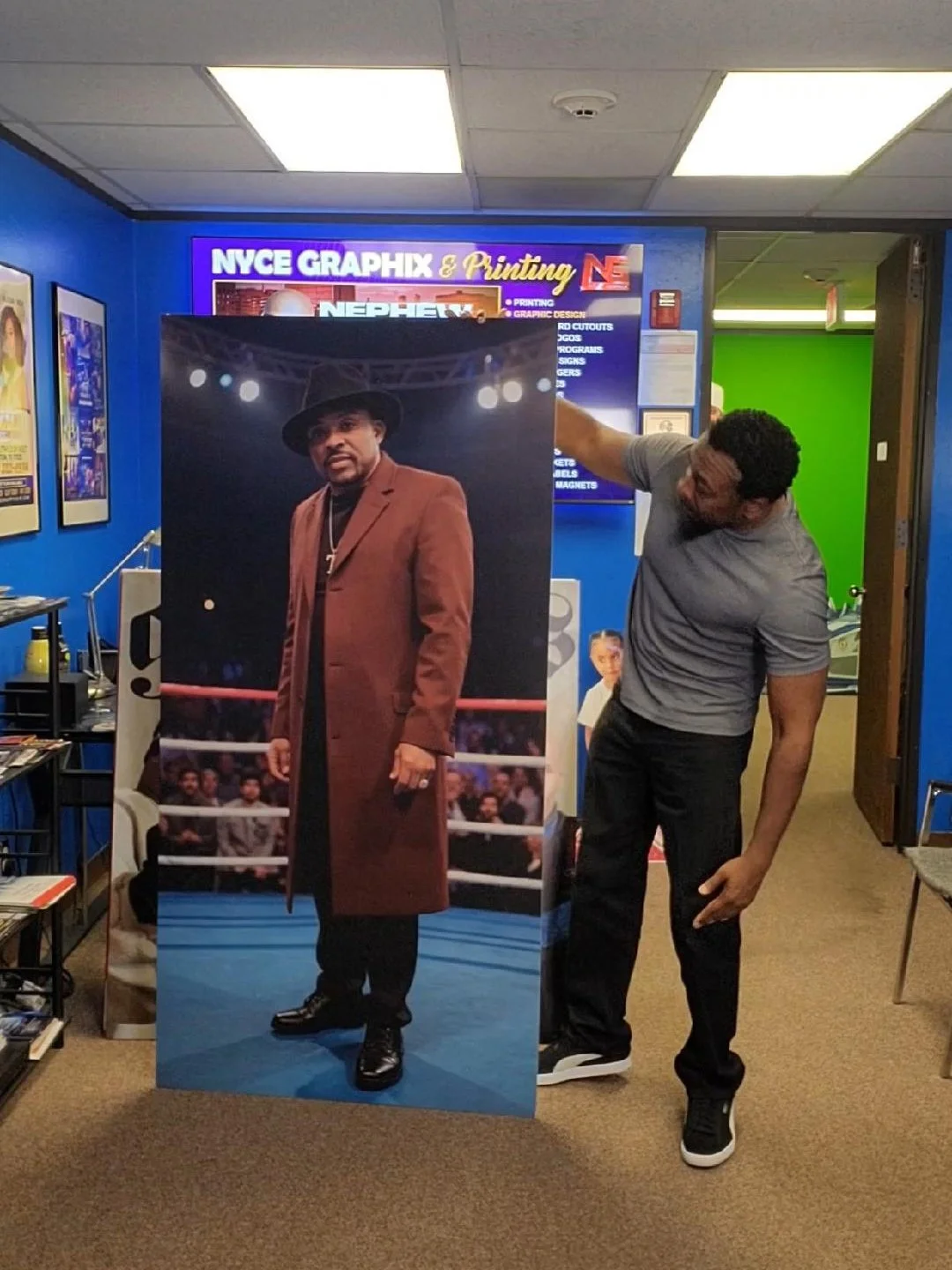 3x6 foot Custom Foam Board Portrait Print – Full-Length Event & Celebration Display Printed in Houston, TX