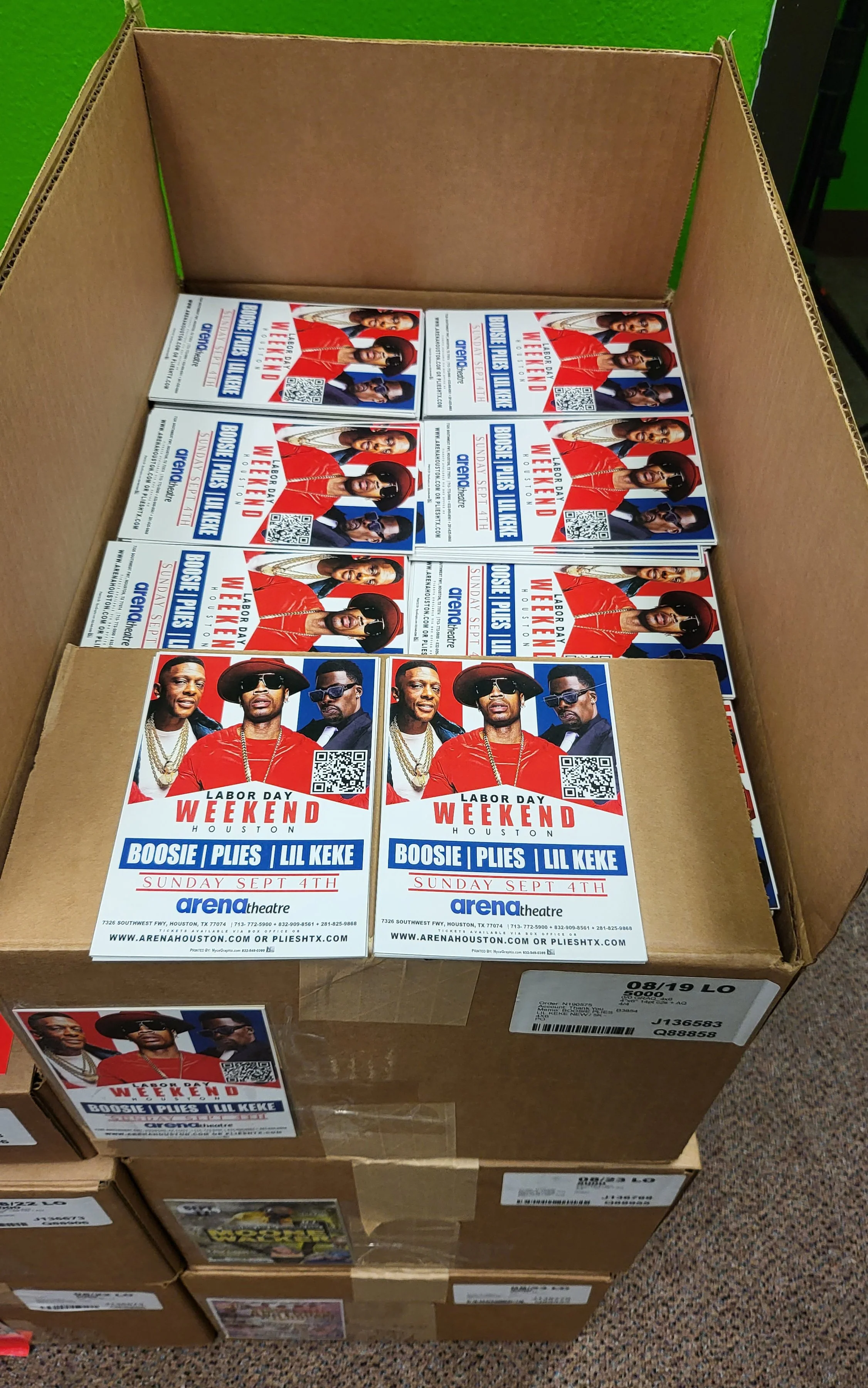 4"x6" Promotional Postcards / Flyers – Full Color Event Printing Printed in Houston, TX