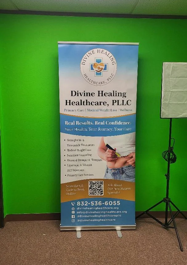 33.5"x80" Retractable Banner – Professional Service Display Printed in Houston, TX