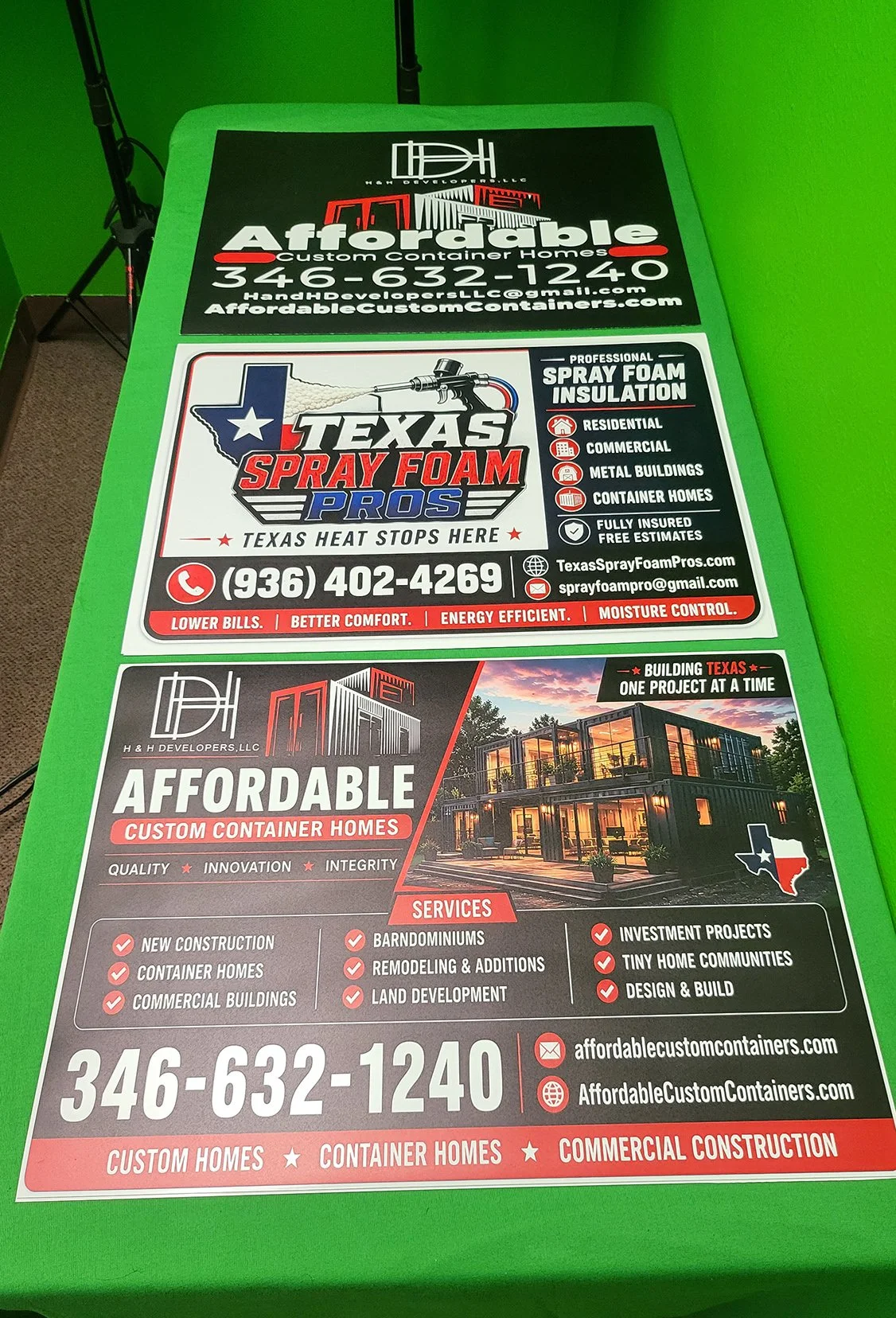 24"x18" Car Door Magnets – Construction & Contractor Vehicle Signs Printed in Houston, TX