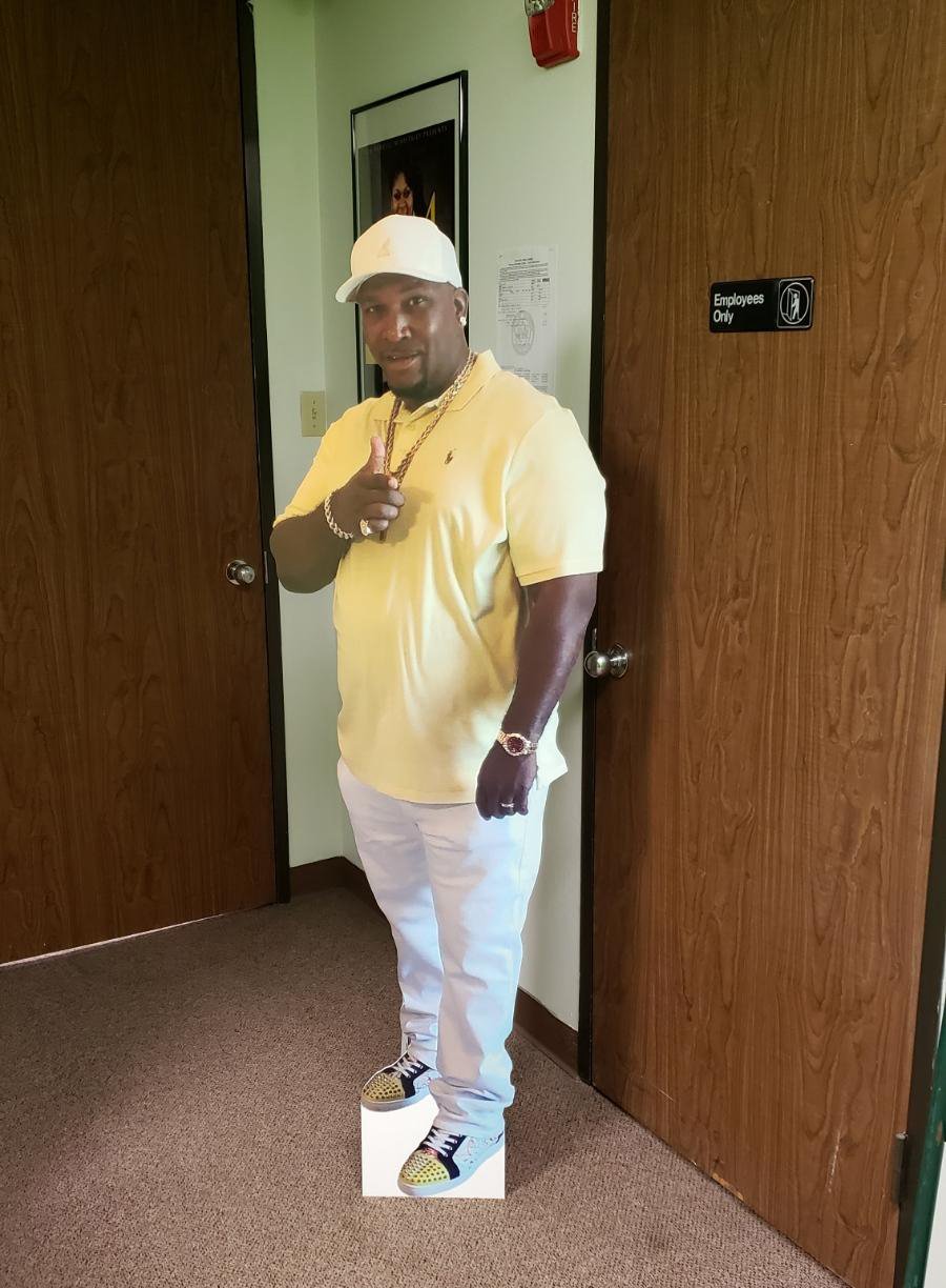 5.7 foot Life-Size Foam Board Cutout – Celebration of Life Standee Printed in Houston, TX