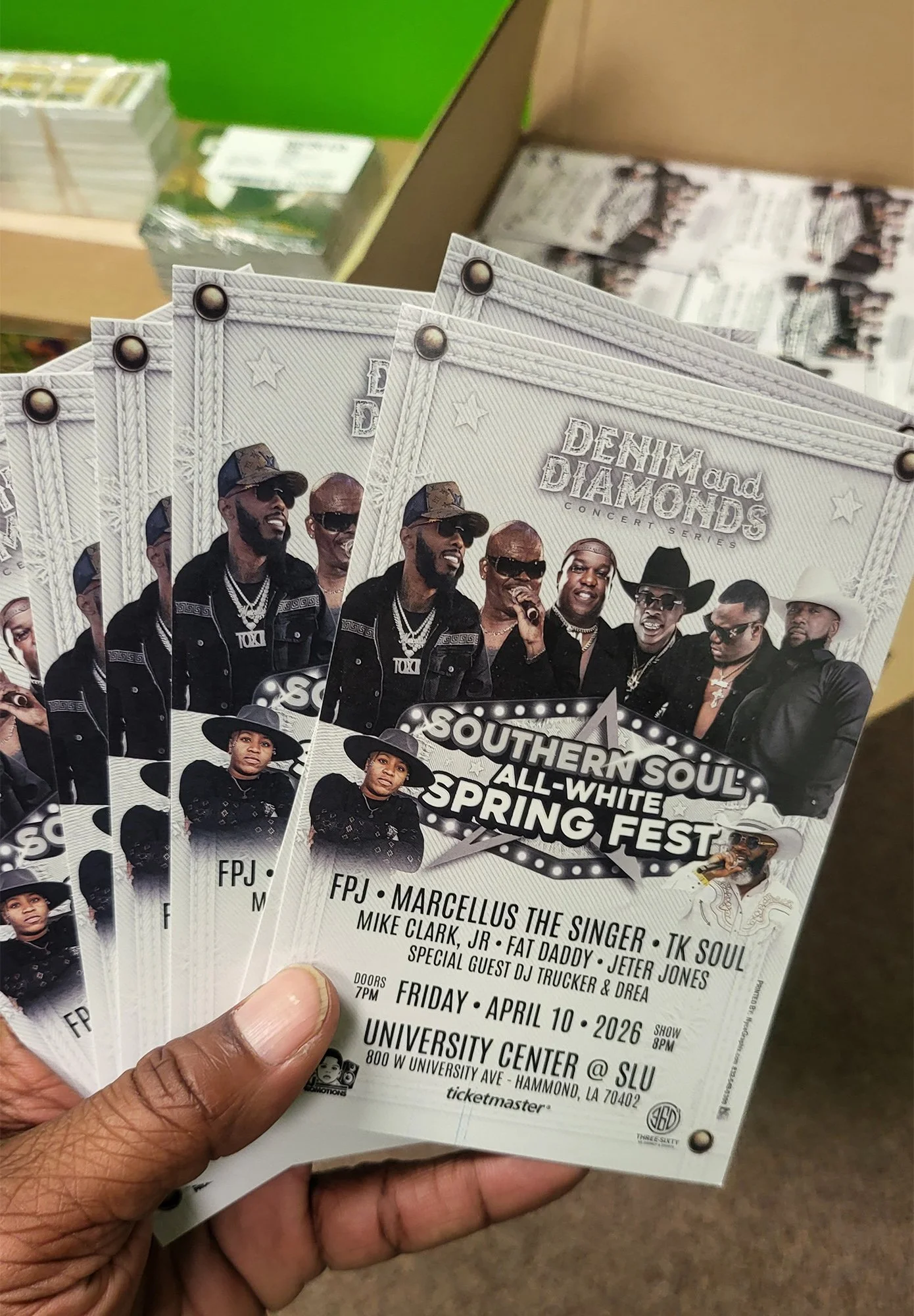 4"x6" Postcard Event Flyers – Spring Fest & Community Event Marketing Printed in Houston, TX