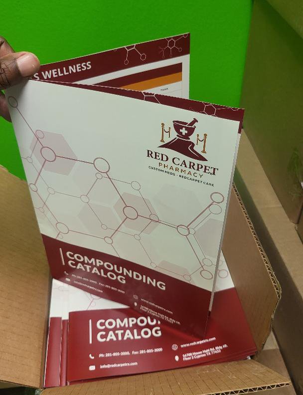 8.5"x11" Catalog Booklets – Medical & Corporate Multi-Page Booklet Printed in Houston, TX