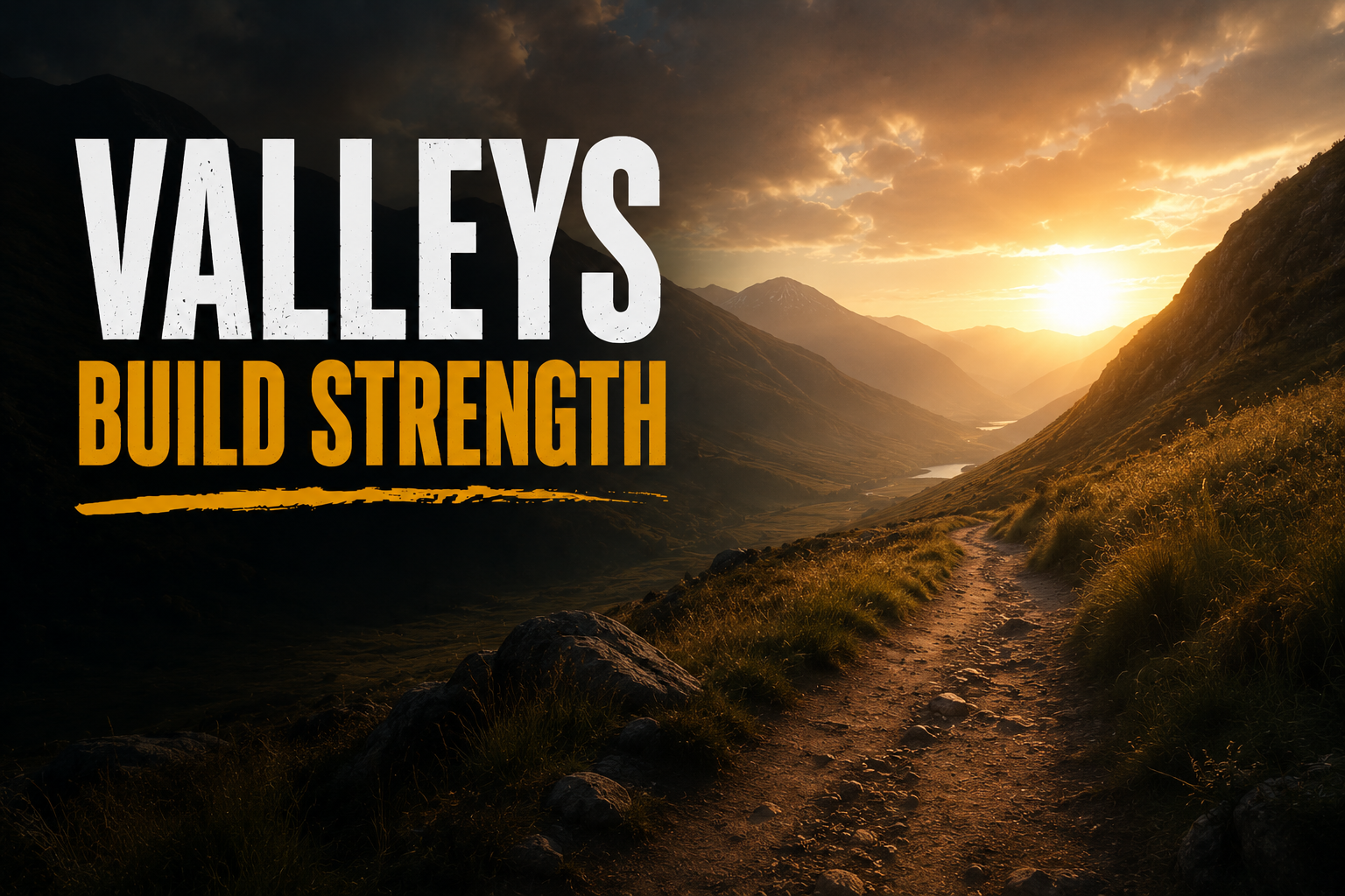 Valleys build strength.