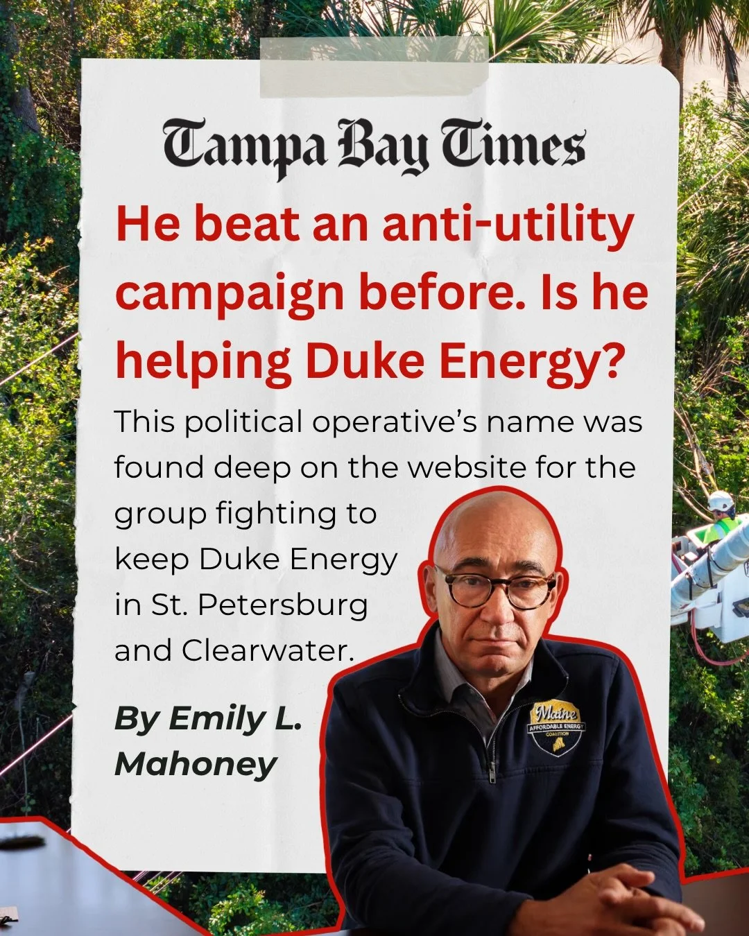 BREAKING: Out-of-state political consultants are cashing in by misleading communities like ours across the country🚨 

New reporting from the Tampa Bay Times exposes who Willy Ritch really is and what&rsquo;s at stake for St. Pete because of people l