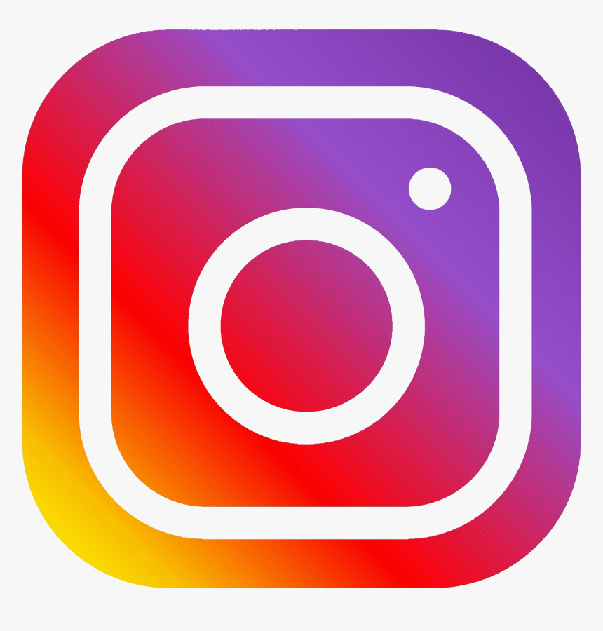 Instagram logo with a gradient of purple, pink, red, orange, and yellow colors.