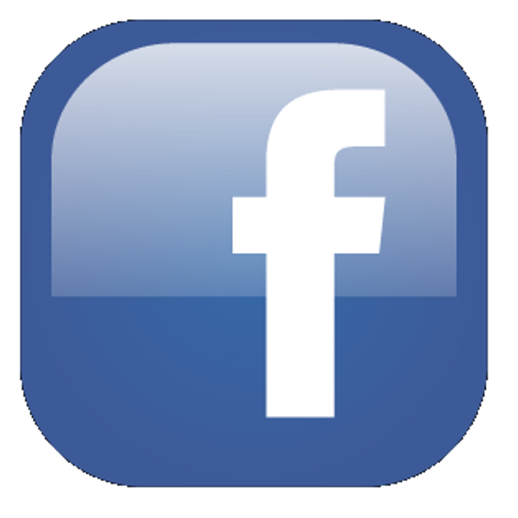 Facebook logo, blue and white