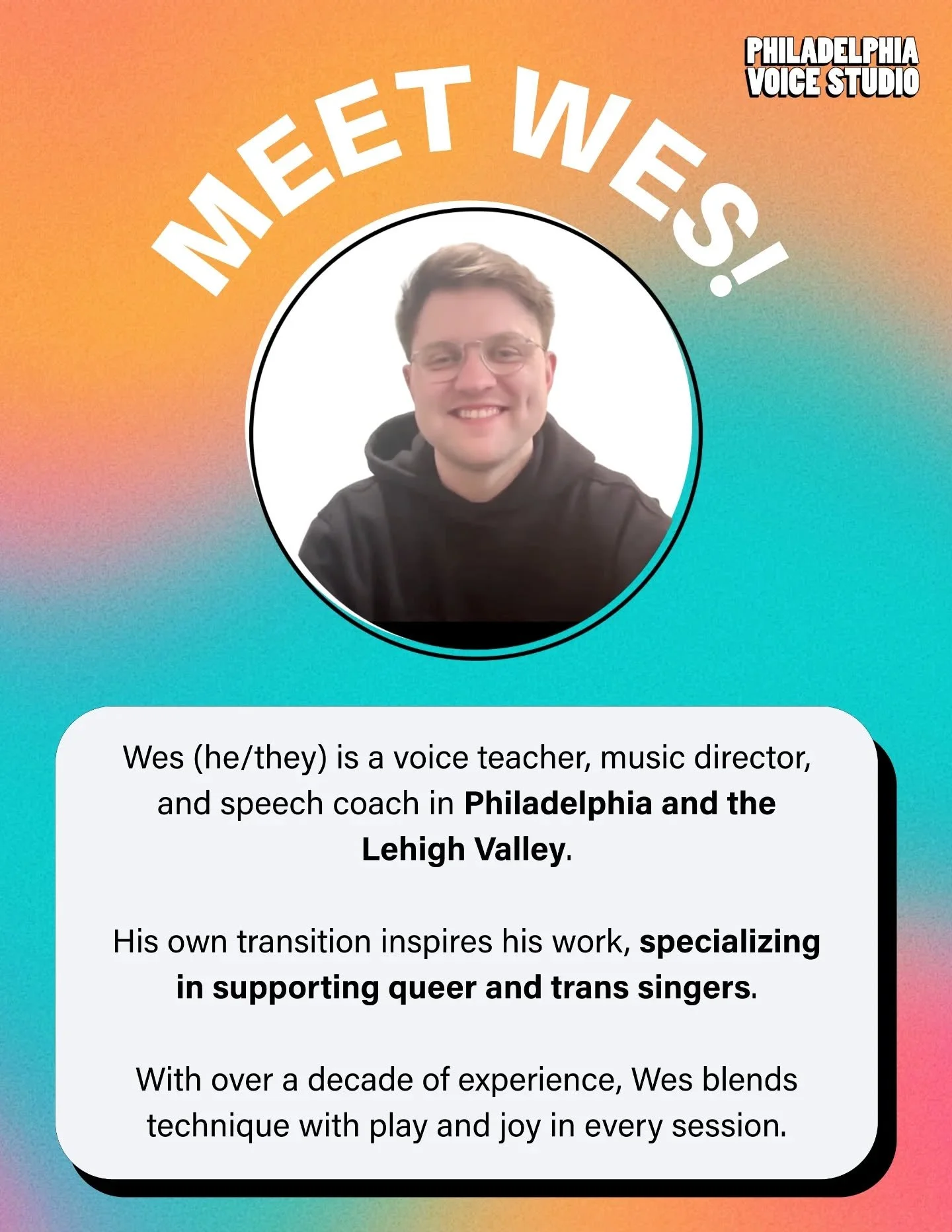 Wes Harris is a voice teacher, music director, and speech coach in Philadelphia and the Lehigh Valley, PA.

#voiceteacher #philadelphiavoiceteacher #voicelessonsphiladelphia #transvoicetraining