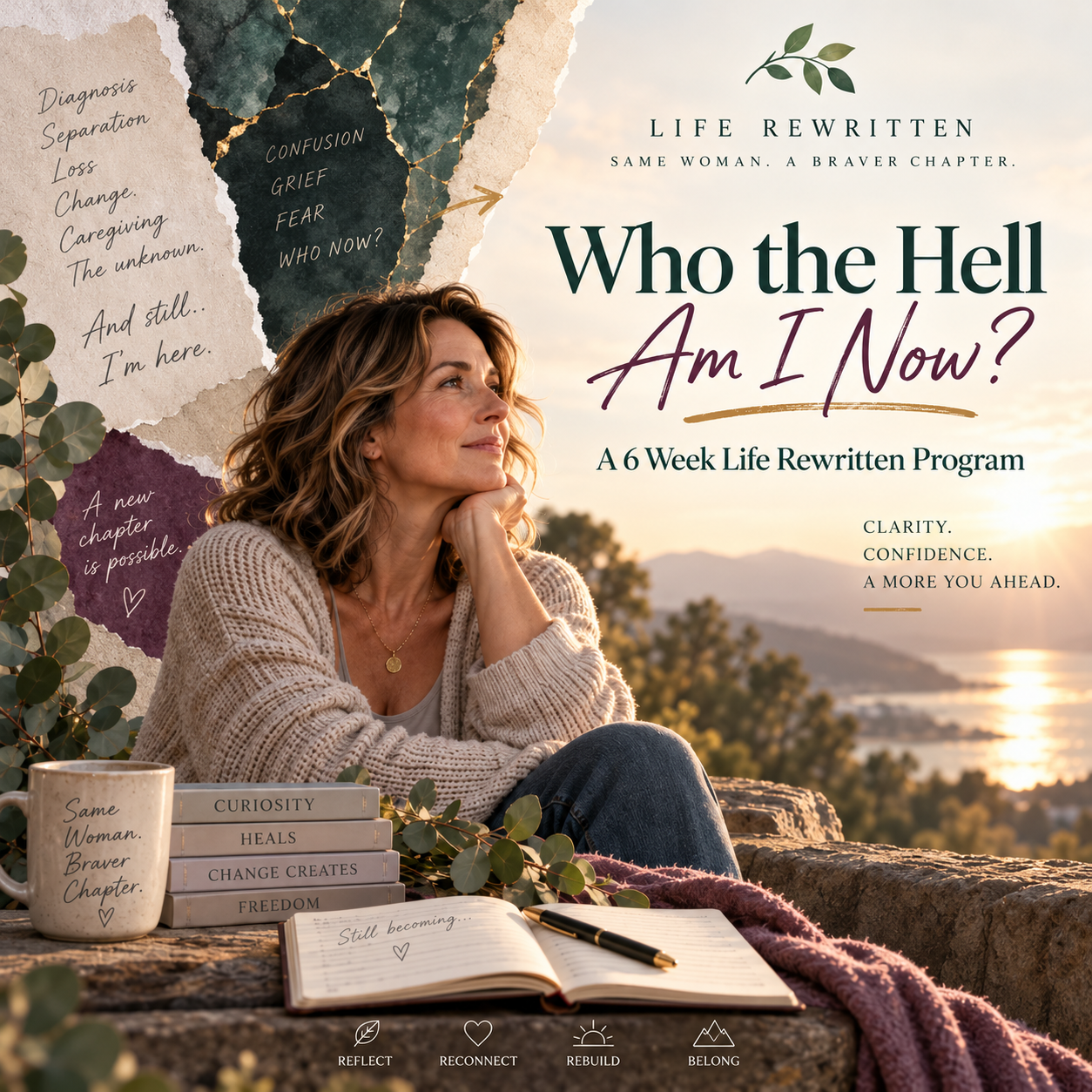 Who the Hell Am I Now?  6-Week Group Program - for women rebuilding their sense of self after life changed unexpectedly