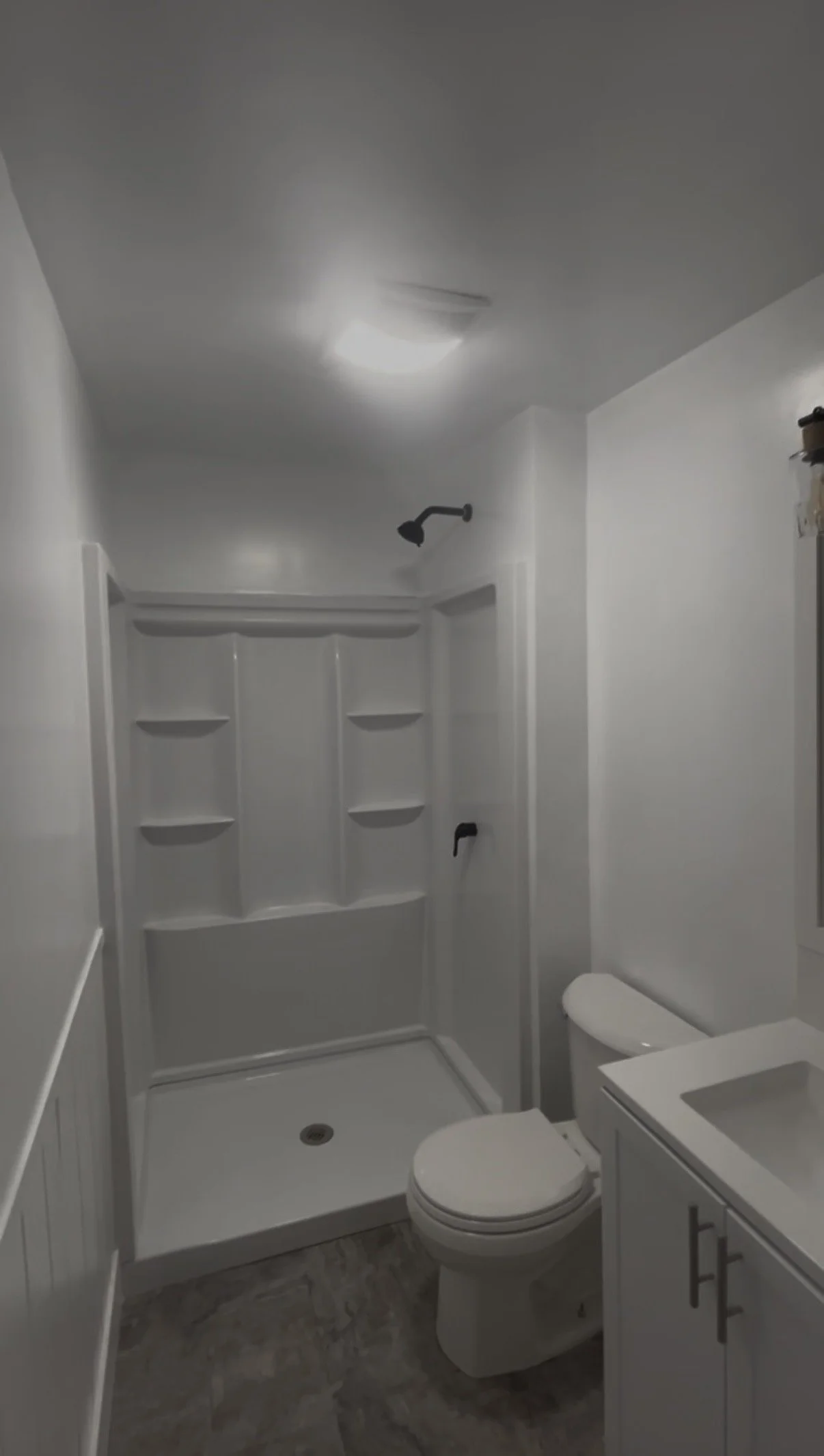 New bathroom exhaust fan heater install new build Alexandria, VA