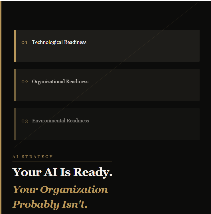 Your AI Is Ready. Your Organization Probably Isn't.&nbsp;
