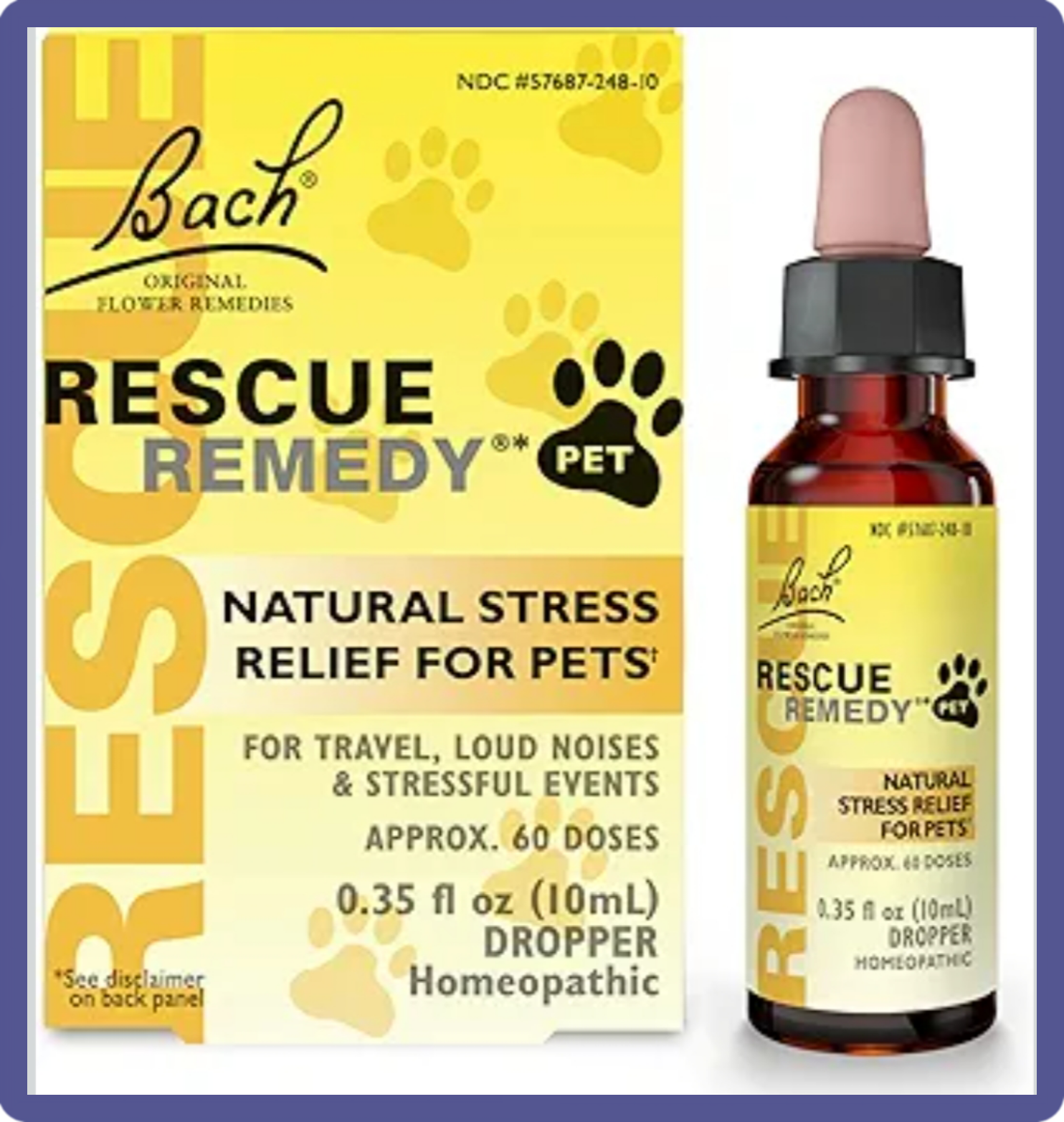 Homeopathic Stress Relief: Bach Rescue Remedy Pet Dropper
