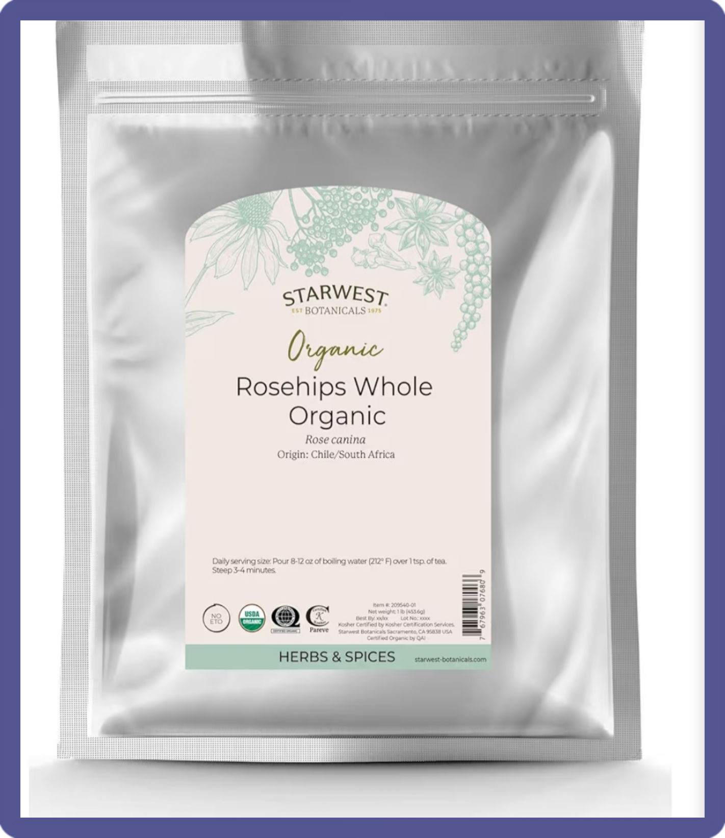 Natural Feline Vitamin C: Organic Rosehip Powder for Gum &amp; Immune Support