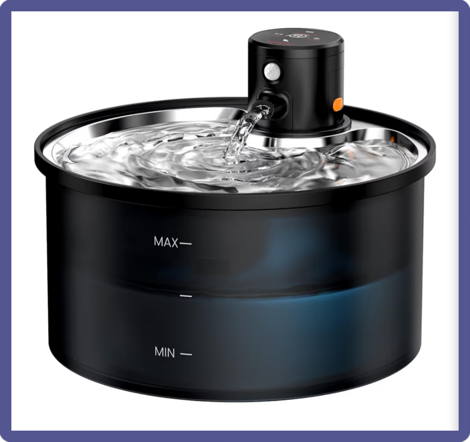 Wireless/Cordless Motion Sensor Cat Water Fountain