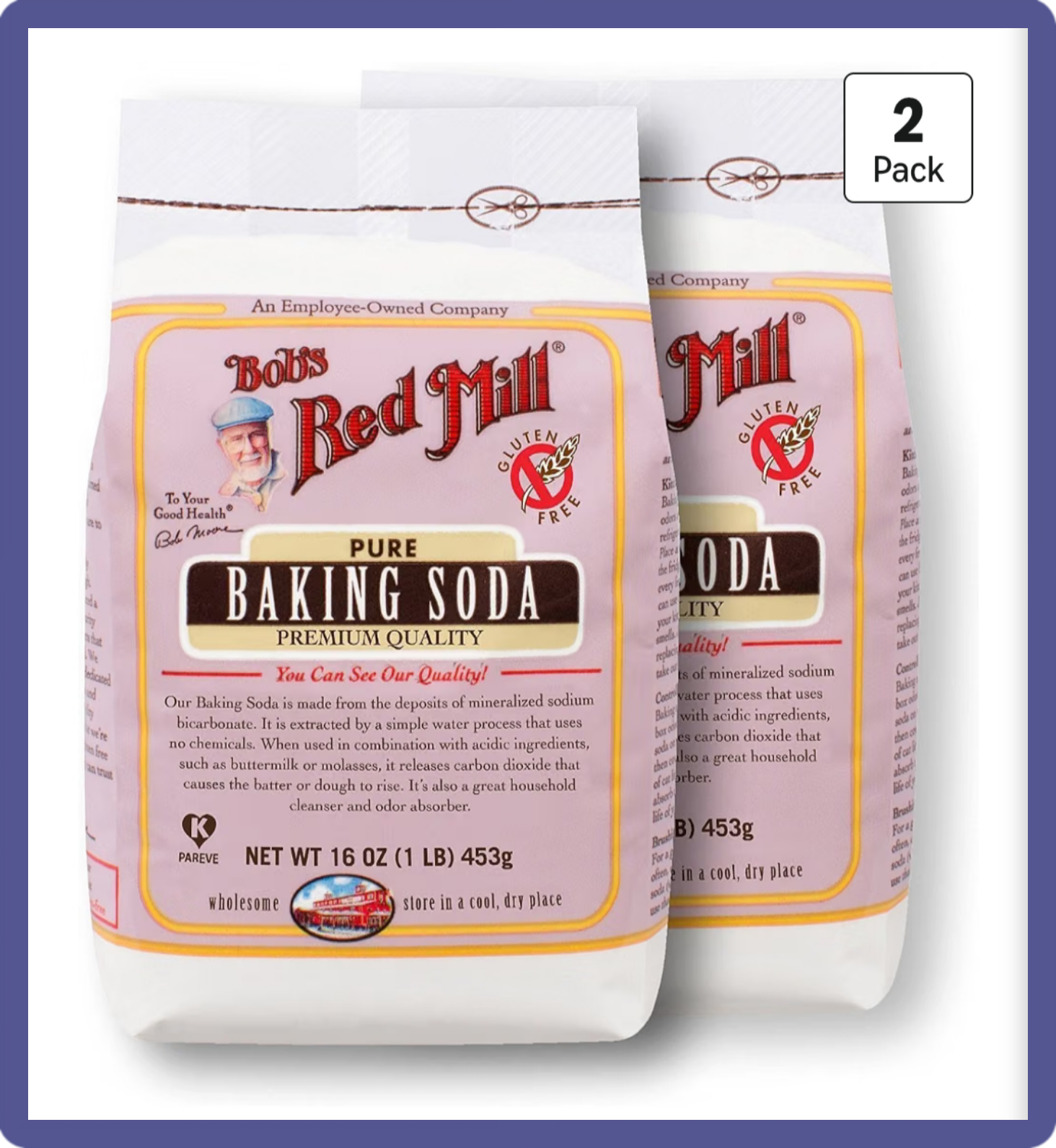 Bags of pure baking soda used as a quick remedy for feline nausea and acid reflux.