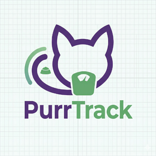 PurrTrack holistic feline health and routine tracker app logo