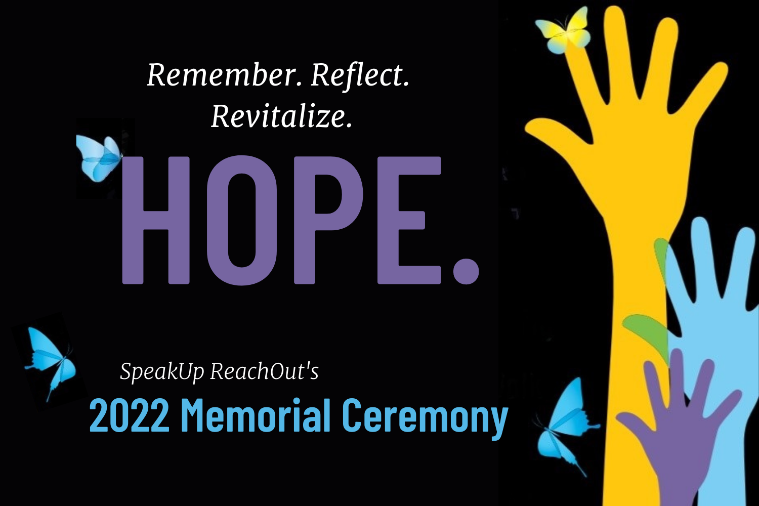 Ceremonia conmemorativa de SpeakUp ReachOut 2022