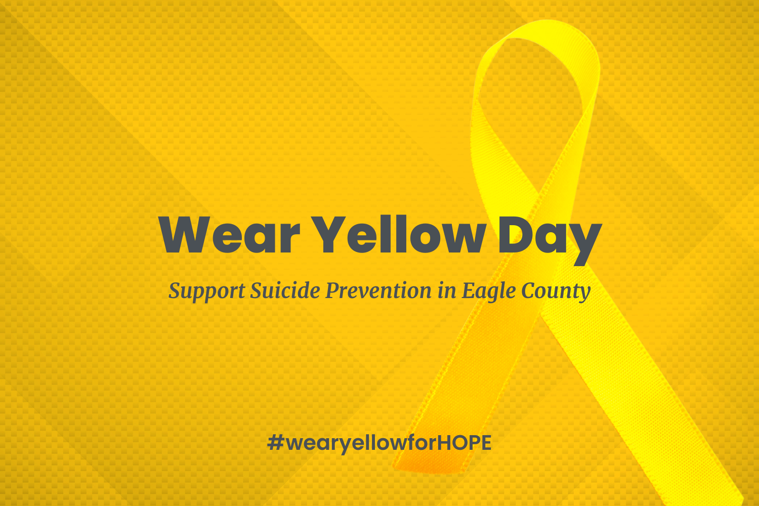 Wear Yellow Day 2026