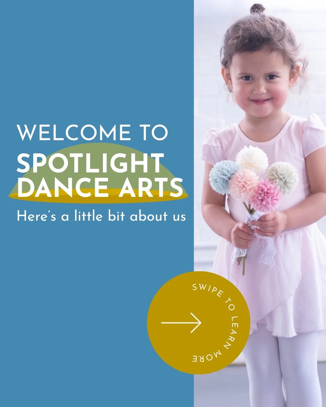 WELCOME TO SPOTLIGHT DANCE ARTS! ⭐️🩵 Swipe through to have a few of your most frequently asked questions answered! 💘

We&rsquo;re so thrilled to be part of the Riverside community. From ballet to hiphop to acro to parent &amp; tot - we have a dance