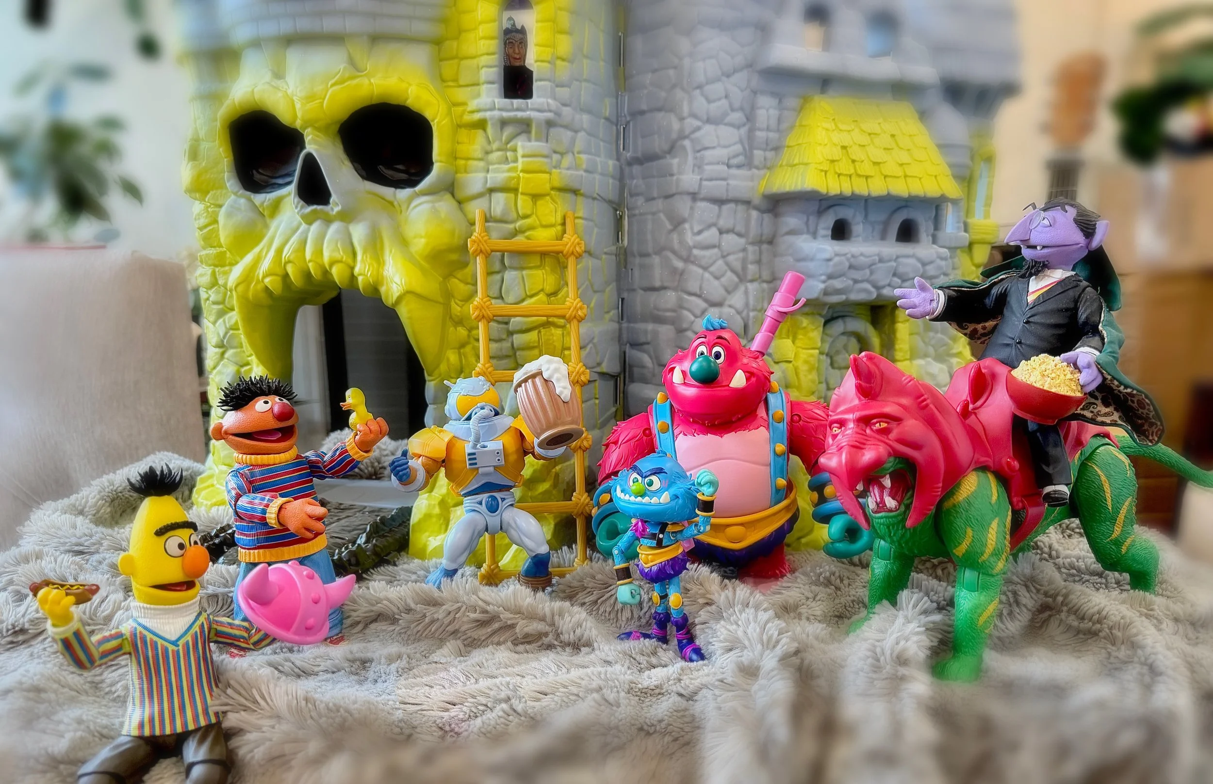 People: &ldquo;Are you just playing with toys?&rdquo;
Me: &ldquo;No, I&rsquo;m creating content.&rdquo; 😎📸. 
Also&hellip; spot the creep and let me know when you find him. 😂👀🏰