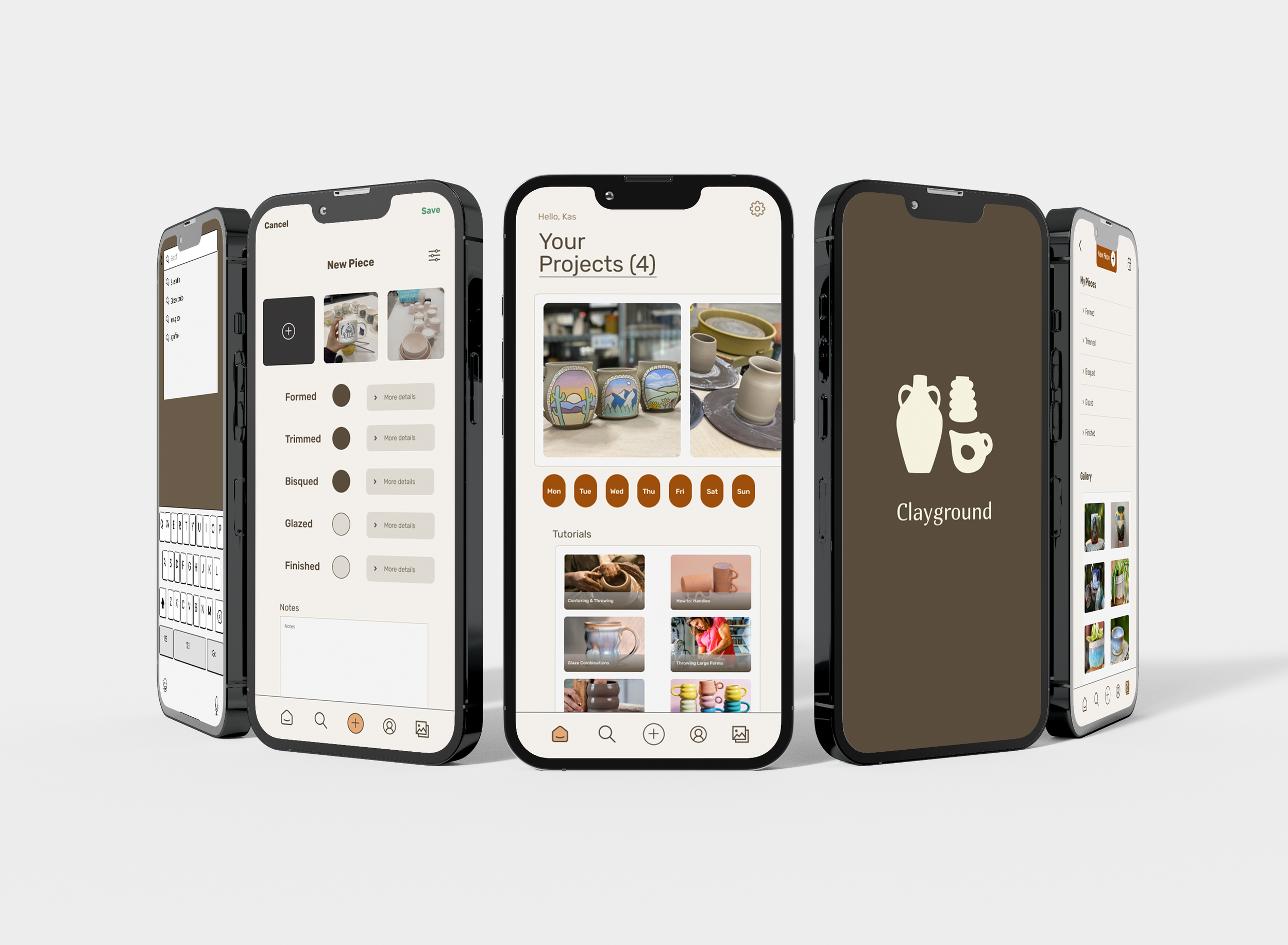 Clayground Pottery Log App