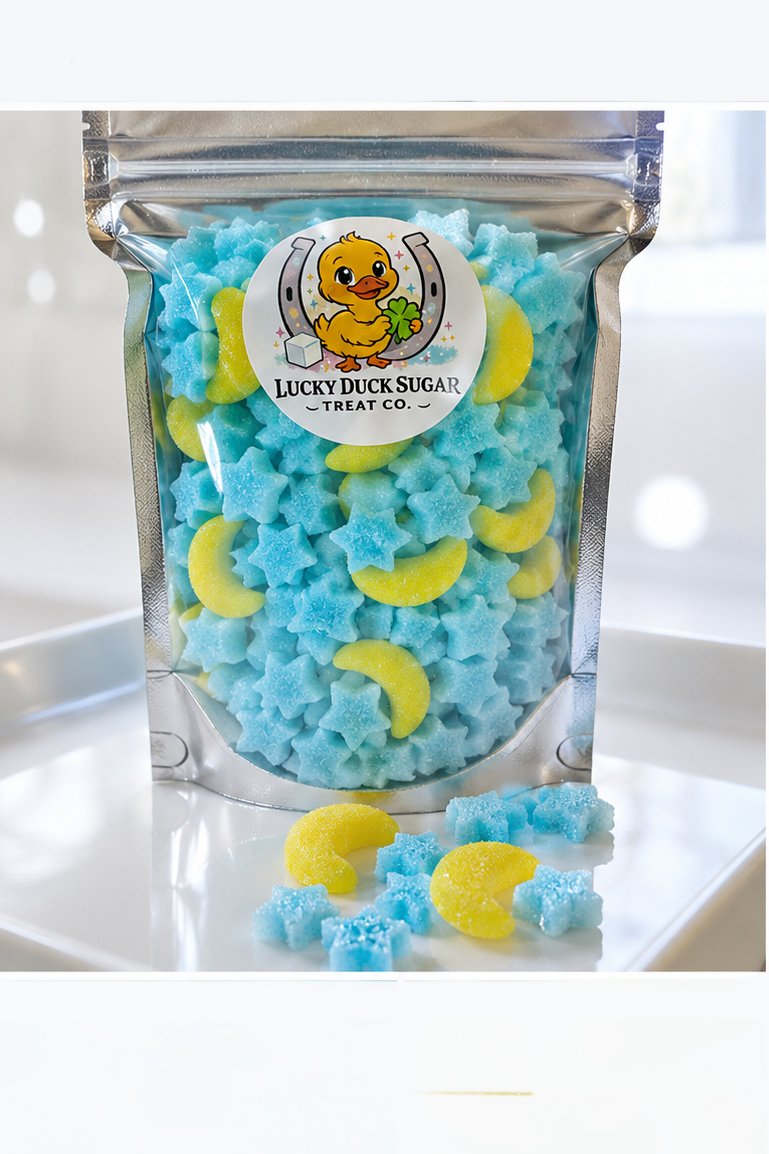 Lucky Duck Sugar Treat Co Horse Sugar Treats - Banana Moons & Blue Stars