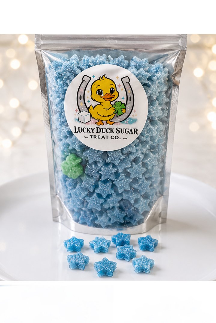 Lucky Duck Sugar Treat Co Horse Sugar Treats - Blue Stars