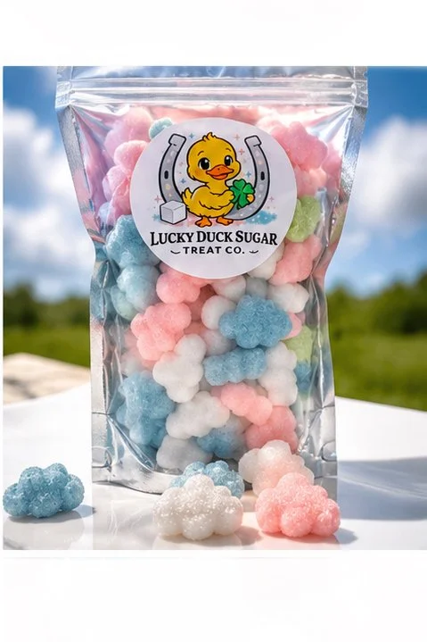 Lucky Duck Sugar Treat Co Horse Sugar Treats - Cotton Candy Clouds